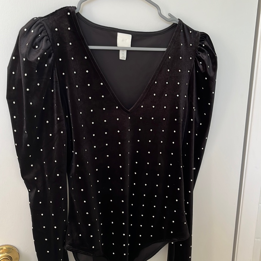 Black bodysuit, size M